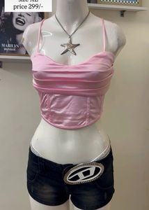 Size XSto S Emerald Green Satin Corset Top