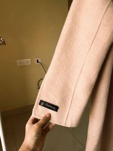 Elegant Blush Pink Trench Coat