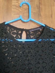 Chic Black Lace Top