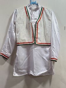 Men's Ethnic Kurta with Embellished Jacket