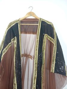 Brown &amp; Black Long Shrug