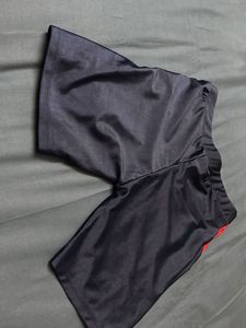 Sports Shorts with Red Accents