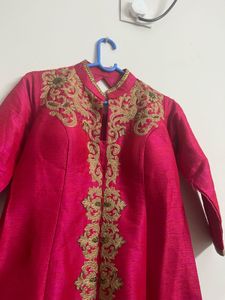 Beautiful Pink Embroidered Gown