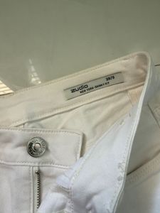 Classic White Denim Jeans