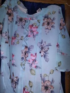 Beautiful Floral Print Dress for Girls