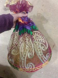 NEW Traditional and Embroided Potli Tokri