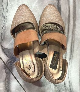 Sparkly Rose Gold Heels
