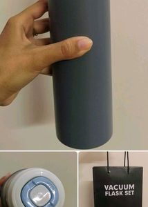 Beautiful Steel Vaccum Hot Cold Flask.