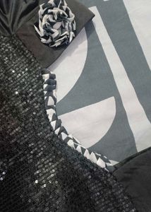Ready to Wear Chic Geometric Print Saree