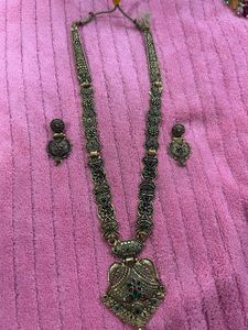 Intricate Ethnic Necklace & Earring Set