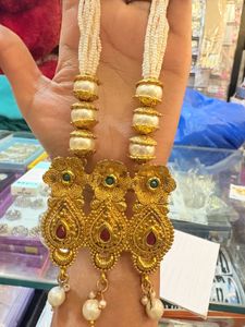 Statement Gold-Tone Dangle Earrings