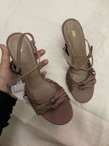 ZARA Knotted Stylish Heels