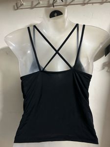 Black Bikini Top Tankini Style