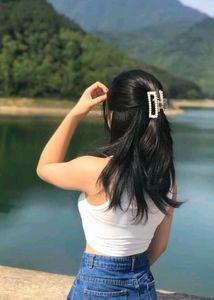 White Ribbed Tank Top