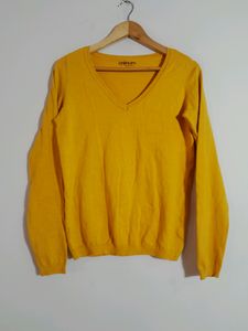 Yellow Plain Sweatshirt(women's)