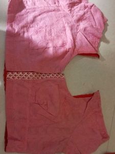 Pretty Pink Embroidered Blouse
