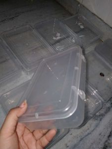 Set of 9 Clear Food Storage Containers