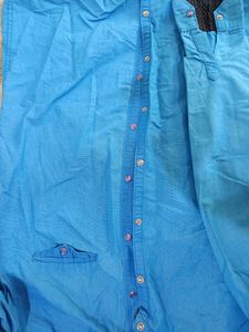 Slim Fit Sky Blue Shirt