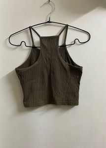 Shein Olive Crop Top