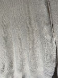 Cream Mock Neck Knit pullover