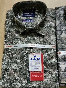 Stylish JAM Men's Printed Shirts (Set of 2)