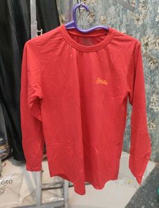 Superdry Red Long Sleeve Tee