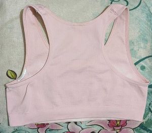 Seamless Ribbed Sports Bra