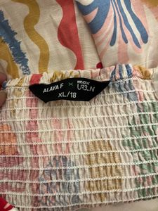 Cute Coastal Print Summer Dress