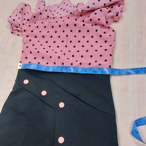 Cute Polka Dot &amp; Black Dress
