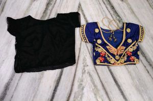 Designer Embroidered Blouse Set