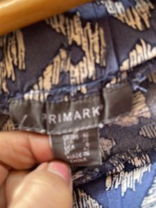 Blue Diamond Print Shorts