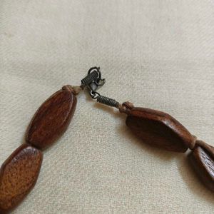 Wooden Bead Necklace choker