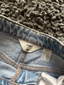 Light Wash Denim Bermuda Shorts