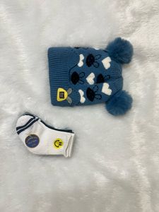 combo Cute Baby Hat & Socks Set