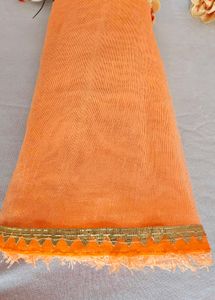 Orange Color Saree