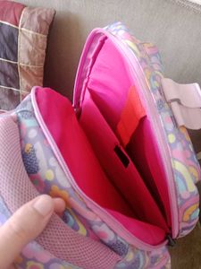 Cute Girls Pink School Backbag