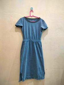 Blue T-Shirt Dress