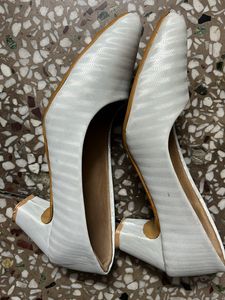 White Heels - Only Wore Once.