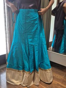 Beautiful Teal Ethnic Skirt