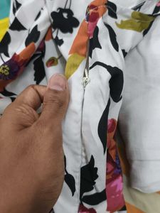 Floral Print Sleeveless Dress
