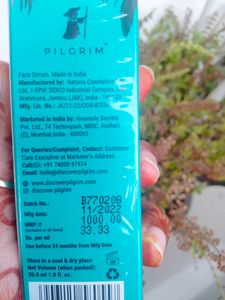 Vit C Face Serum (Pilgrim)