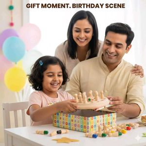 Wooden Memory Game &amp; Dice Set