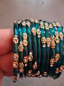 Elegant  morphakhi Beaded Bangles
