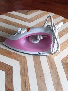 Pink and White Iron