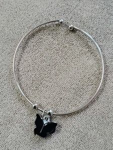 Butterfly Charm Bangle
