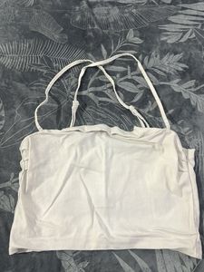 white mini top