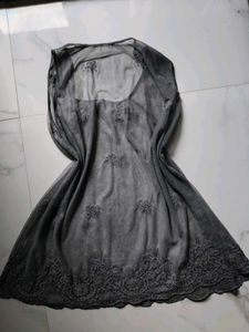 Sheer Embroidered Night dress / Top
