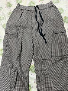 Checkered Cargo Pants