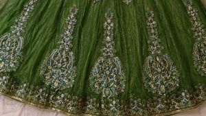 Elegant Green Embellished Gown