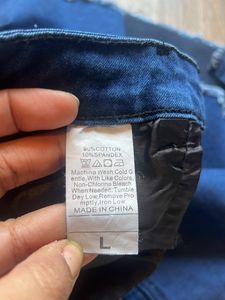Denim Short Skirt - New Waist 28 inches
